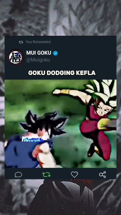 Goku Dodging Kefla Dbz Goku Animeseries Dbs Evilgoku