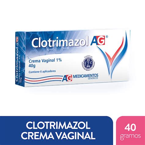 Clotrimazol Ag 1 Crema Vaginal Caja 40 Gr X 6 Aplicadores