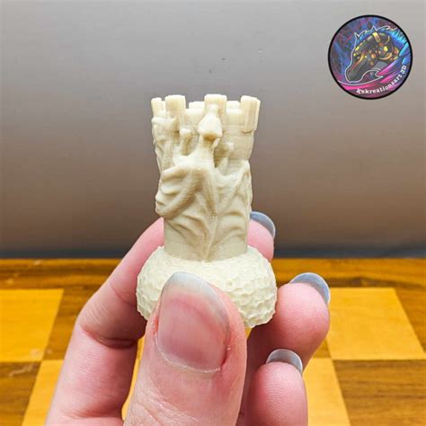 3D Printable Dragon Chess Set Pieces By Kirsten M