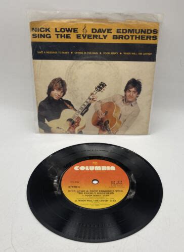 Nick Lowe Dave Edmunds Sing The Everly Brothers Nm Columbia Ae