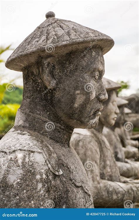 Vietnam Stone Warrior Stock Image Image Of Artifact