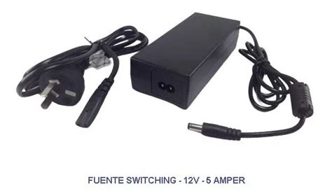 Fuente V A Plastica Transformador Switching Cctv Tira Led Mebuscar