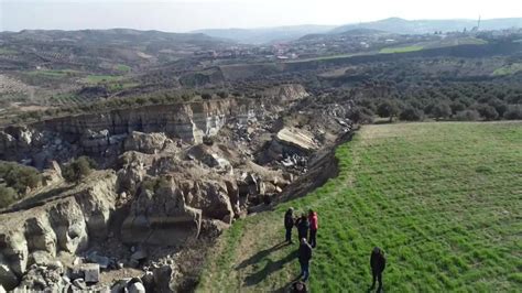 Turkey Olive Grove Becomes Great Canyon After Earthquake Splits Land