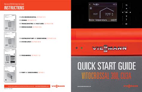 Viessmann Vitocrossal 300 CU3A Quick Start Guide