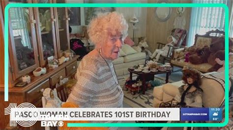 Pasco County Woman Celebrates 101st Birthday Youtube