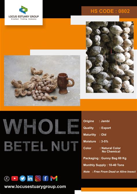 Whole Betel Nut Inaexport