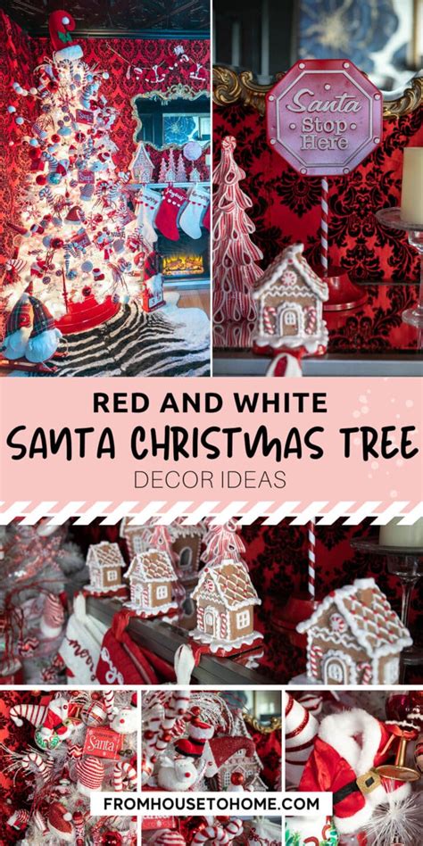 How To Decorate A Fun Santa Christmas Tree From House To Home