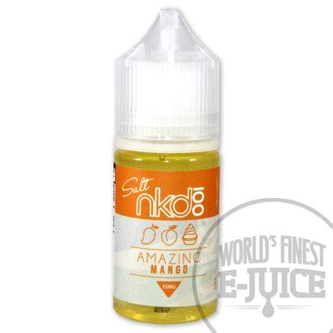 Amazing Mango Mango By Naked Salt E Liquid World S Finest E Juice