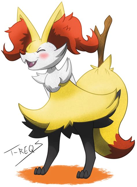 Braixen By T Reqs On Deviantart