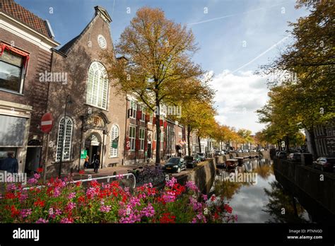 THE NETHERLANDS GOUDA OCTOBER 10 2018 Facade Of The Museum Gouda