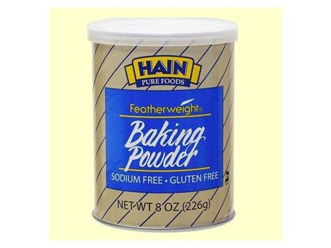 Hain Pure Foods Featherweight Baking Powder 8 Oz Can Newegg