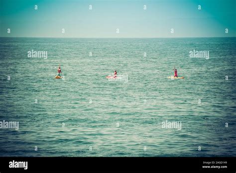 Bikini Clad Women Hi Res Stock Photography And Images Alamy