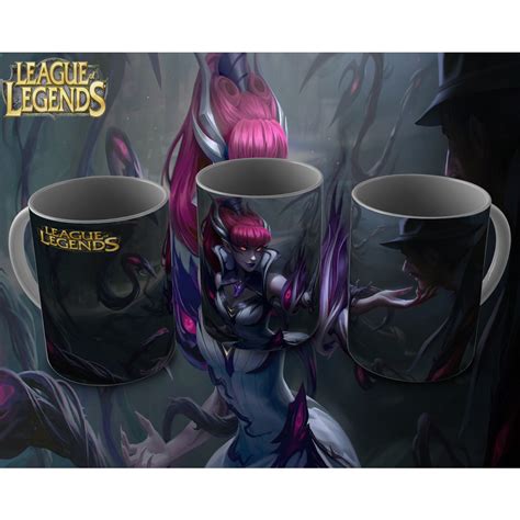 Caneca League Of Legends Gamer Zyra Pesadelo Na Cidade Do Crime