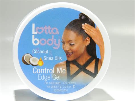 Lotta Body Coconut Shea Oils Control Me Edge Gel 2 25 Ounce