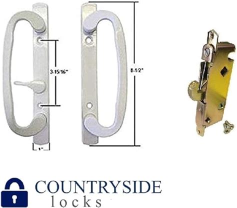 Building And Hardware Sliding Glass Patio Door Handle Kit Mortise Lock And Keepers B Position