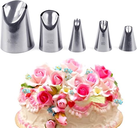 Amazon Fantasyday Piece Stainless Steel Rose Flower Piping Tips