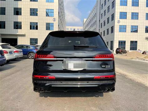 Rear Diffuser With Exhaust Tips For Audi Q7 4m Facelift 2019 2024