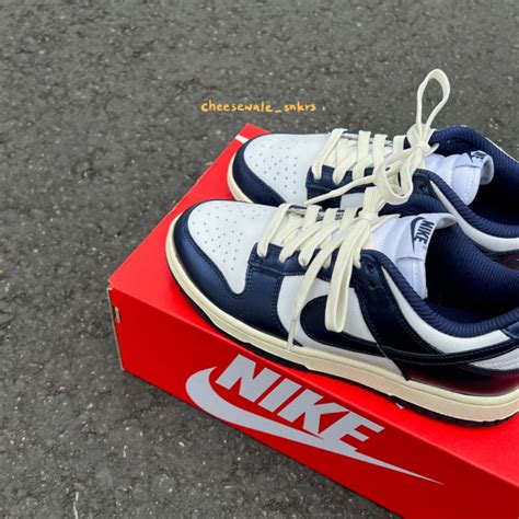 Nike Dunk Midnight Navy And White Fn Cheesewale Snkrs