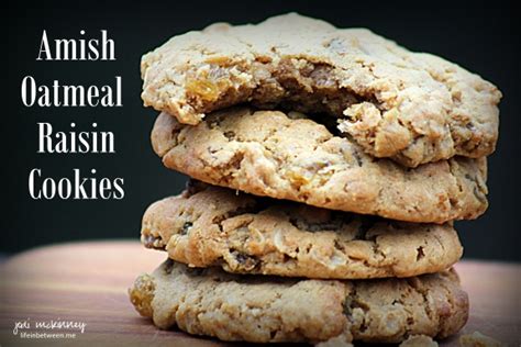 Best Ever Amish Oatmeal Raisin Cookies The Creative Life In Between