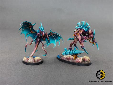 40k Sea Tyranids 2 Minis For War Painting Studio