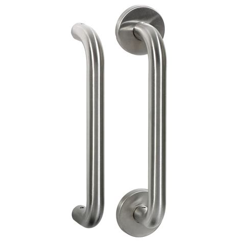 Tirants de porte L L U forme Ø19 mm entraxe 200mm inox sans fixations