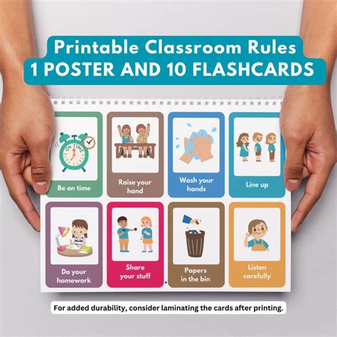 Printable Classroom Rulesdaycare Rulesclassroom Rulesdaycare Classroom Rules Posters