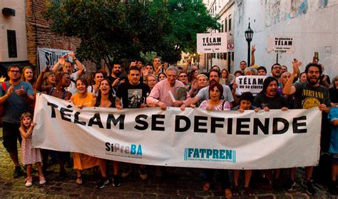 Trabajadores De Télam Continúan En Lucha Y Reclaman Volver A Sus Puestos De Trabajo Nota Al