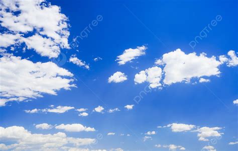 Background Foto Langit Biru Dan Awan Putih Di Pagi Hari Langit Biru