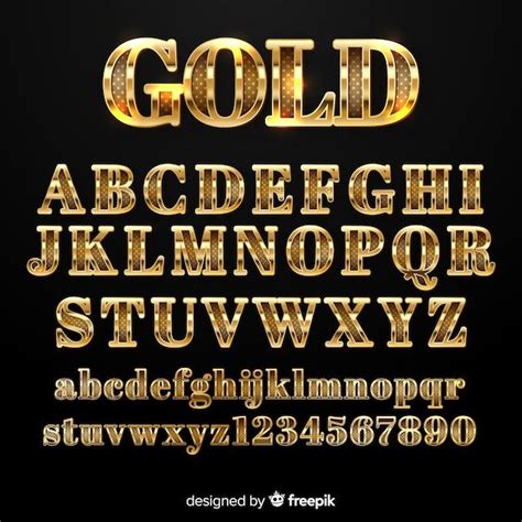 Golden Letter Vectors Illustrations For Free Download Artofit