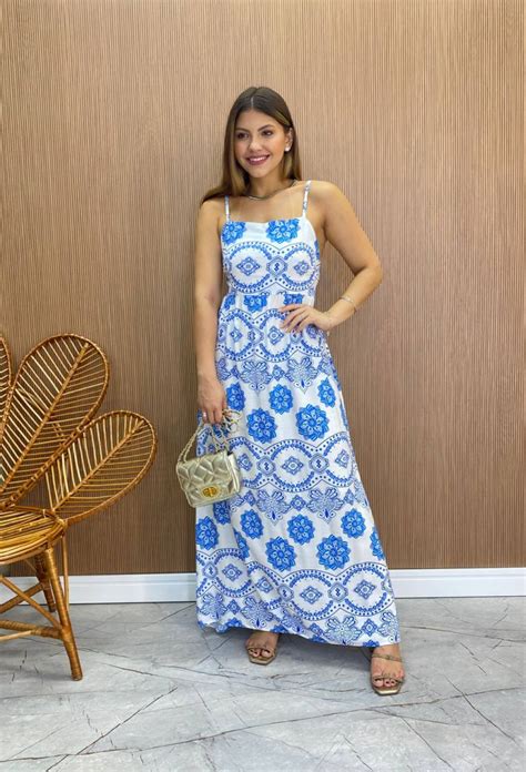 Vestido Longo Ana Sem Bojo Fernanda Ramos Store