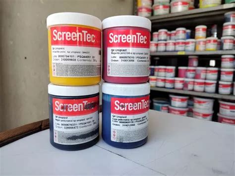 Kit Tinta Policromia Uniplast Plasticos Serigrafia Sanchez Env O Gratis