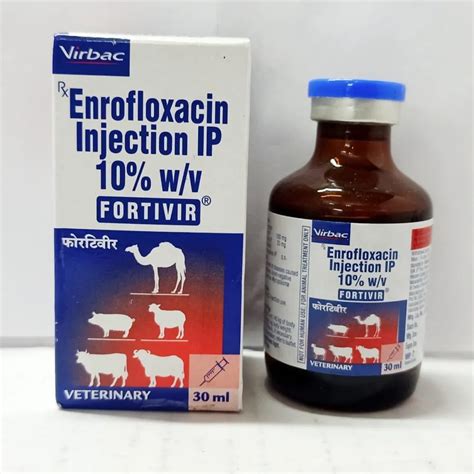 Fortivir Injection Enrofloxacin Injection 10 At Rs 145 Vial