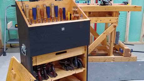 279 Pine Poplar And Red Oak Tool Chest FineWoodworking