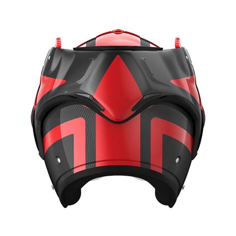 Motorradhelm Roof Boxxer Carbon Dart Red Versandbereit Icasque De