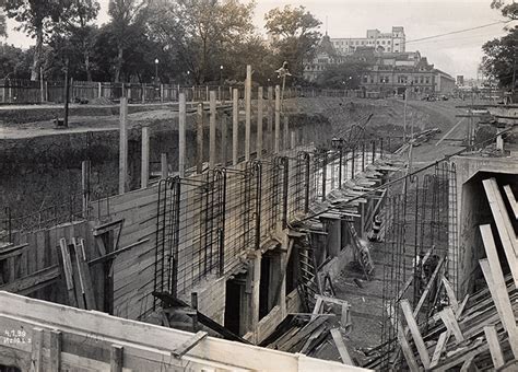 Construcción De Subterráneos De Buenos Aires Líneas D Y E Buenos Aires 1938 1939 Hilario