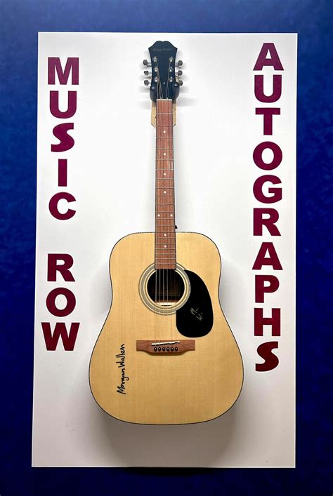 MORGAN WALLEN Signed Autographed Epiphone Acoustic Guitar JSA LOA ...