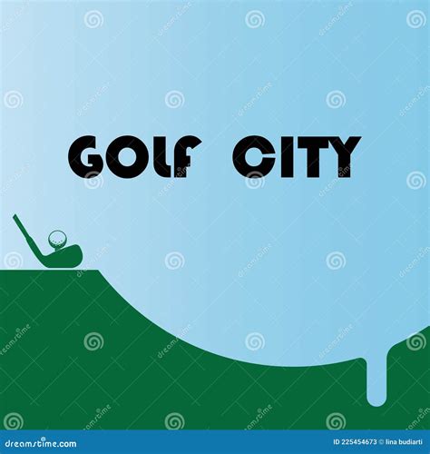 Golf Icon Stock Vector Illustration Of Logo Icon Equipment 225454673