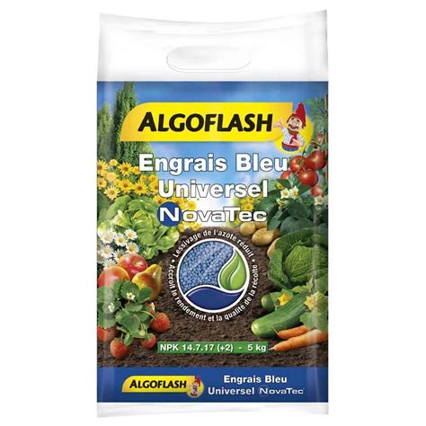 Algoflash Engrais Bleu Universel Novatec 5 Kg Algoflash Amazon Fr