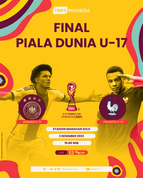 INFO GRAFIS Serba Serbi Final Piala Dunia U 17 2023 Jerman Vs Prancis