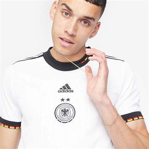 Maglia Adidas Germania 2022 Primo Kit Bianco Abbigliamento