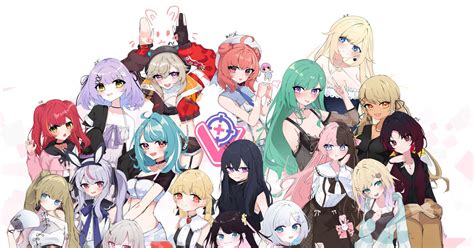 Virtual Esports Project Virtual Youtuber Komori Met ぶいすぽっ全員描いてみた