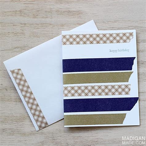 Simple Washi Tape Diy Cards Washi Tape Cards Washi Tape Diy Diy Cards