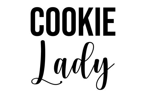 Cookie Lady Graphic By Eshas Designs · Creative Fabrica