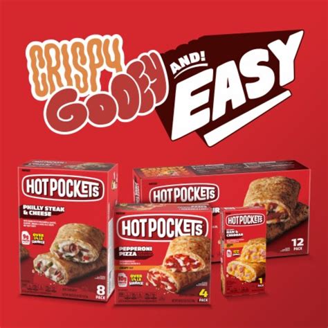 Hot Pockets Meatballs And Mozzarella Frozen Snacks Air Fryer Snacks Pack Oz Frys Food