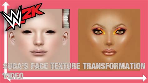 Wwe2k19 Sugas Face Texture Transformation Video Youtube