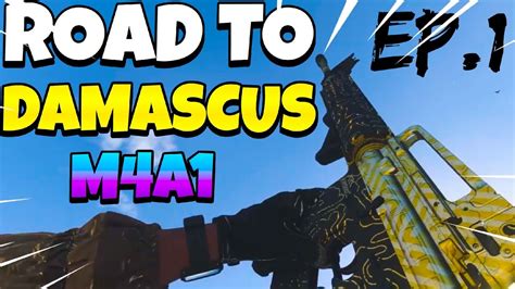 Cod Road To Damascus First Gold Gun M4a1 Ep1 Mw Youtube