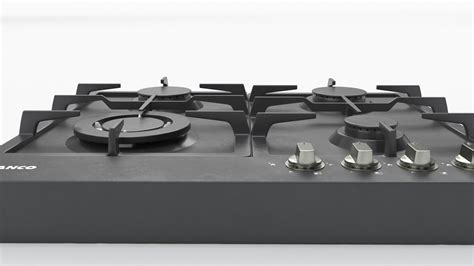 Blanco 60cm 4 Burner Gas Cooktop Bcgg64com 3d Model By 3dxin