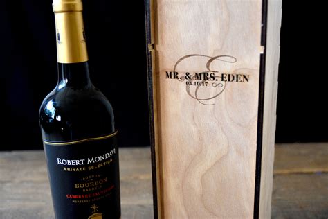 Engraved Wooden Wine Box, Wine bottle box, engraved wine box, wooden ...