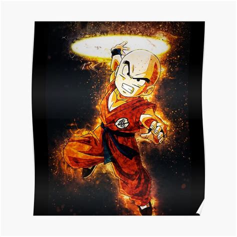 Krillin Dragon Ball Super Classic T Shirt Poster For Sale By