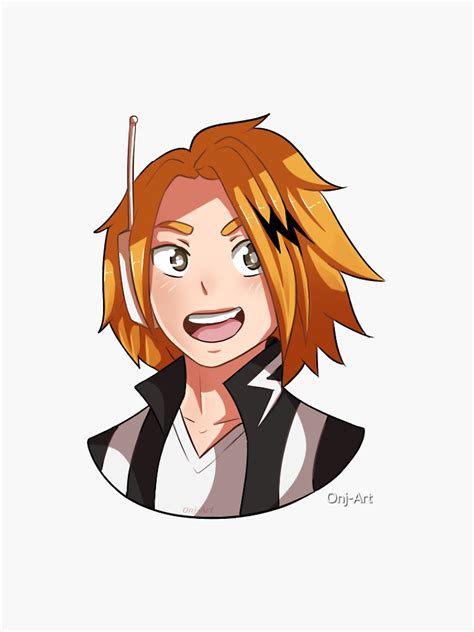 Bnha Denki Stickers Sticker For Sale By Onj Art Redbubble